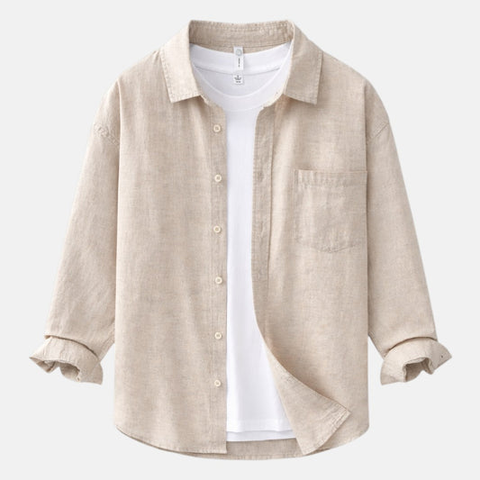 Santorini linen shirt