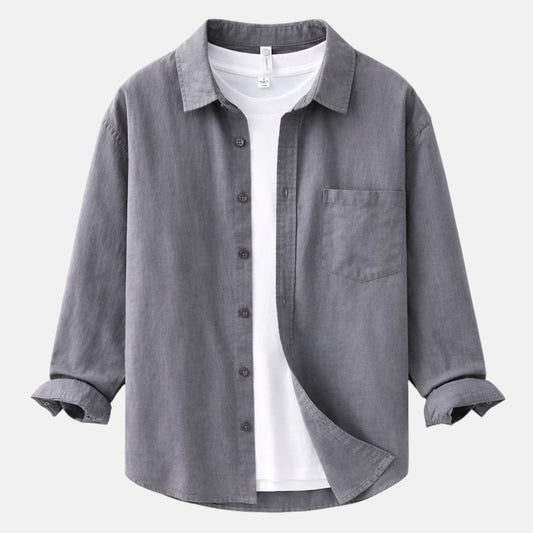 Santorini linen shirt